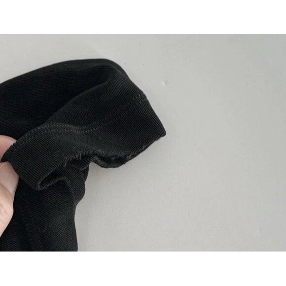 Chico’s Black Pull On Cropped Slinky Acetate Wide Leg Pants Sz 3 Boho USA - Picture 7 of 9